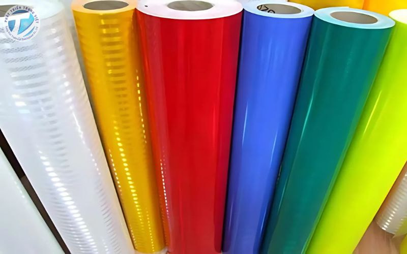 Decal phản quang PVC